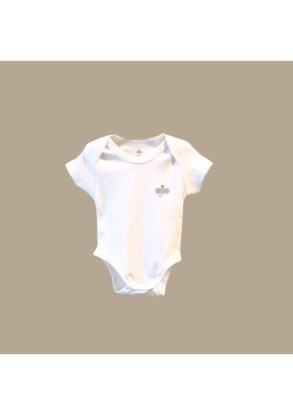 5'li Pamuk Kısa Kollu Body Zıbın Set