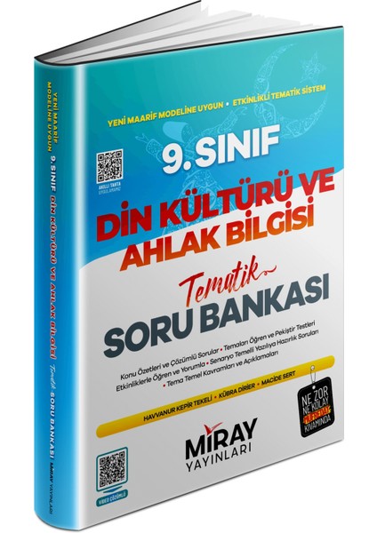 2025 9. Sınıf Din Kültürü ve Ahlak Bilgisi Tematik Konu Özetli Soru Bankası