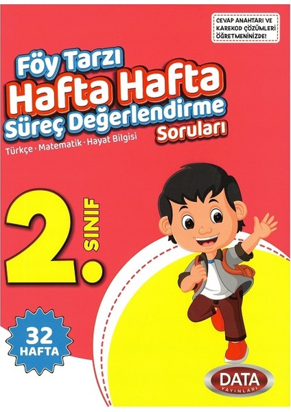 2.sınıf Föy Tarzı Hafta Hafta Süreç Değerlendirme Soruları (32 Hafta)