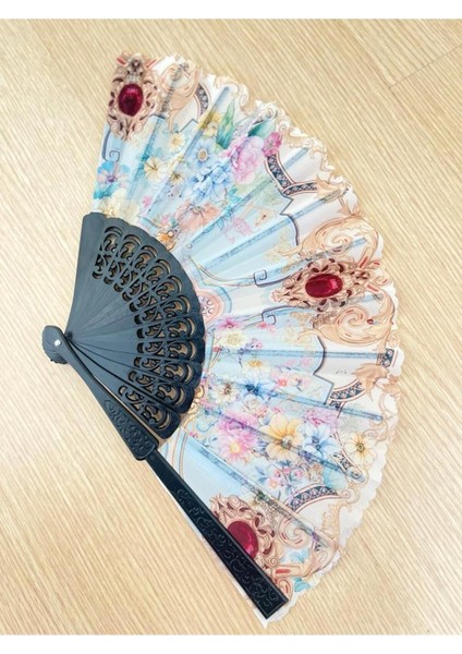 - Renkli Şık Çiçek Desenli Yelpaze fırsatları