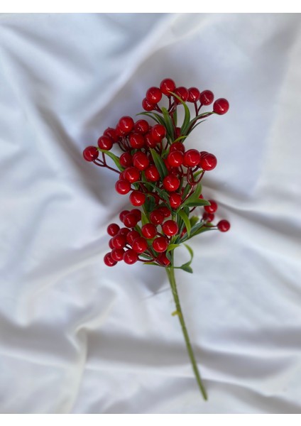 35 cm Küçük boy Kokina Çiçeği Yılbaşı Çiçeği Kırmızı Kokina Yapay Kokina fırsatları