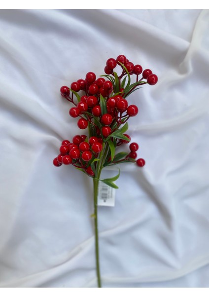 35 cm Küçük boy Kokina Çiçeği Yılbaşı Çiçeği Kırmızı Kokina Yapay Kokina indirimleri