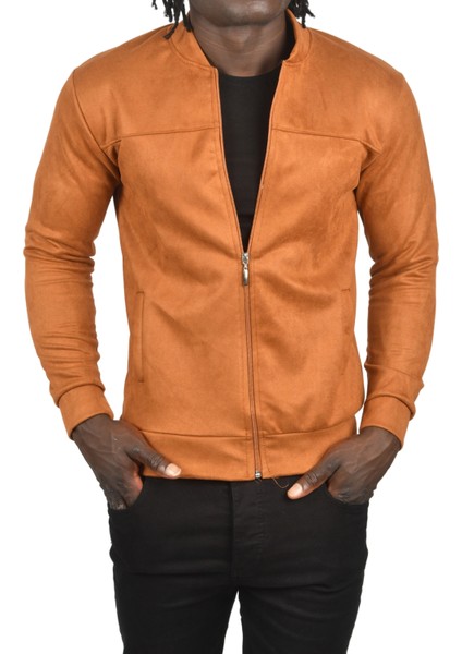 Dar Kesim Likralı Fermuarlı Süet Kumaş Ceket Ince Mont 2504334 fiyatları