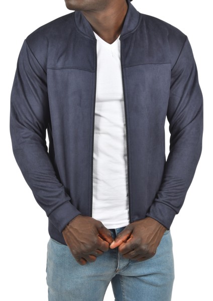 Dar Kesim Likralı Fermuarlı Süet Kumaş Ceket Ince Mont 2504334 fırsatları