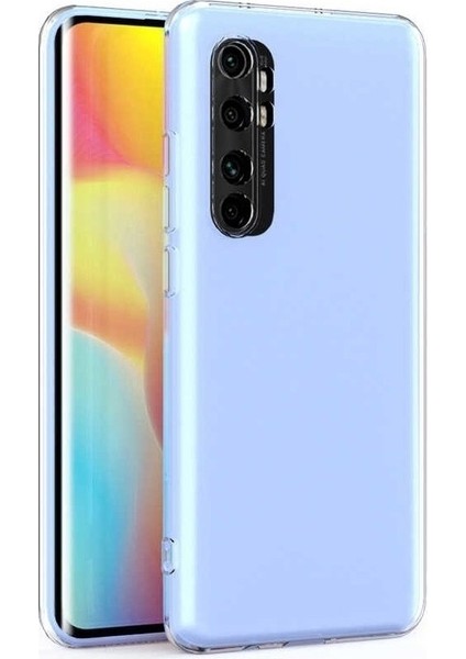 Xiaomi Mi Note 10 Lite Uyumlu Soft Darbe Korumalı Dizayn Renkli Yumuşak Silikon Kılıf Arka Kapak + Ekran Koruyucu