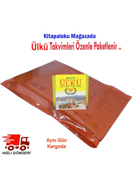 Ülkü Takvimcilik 2025 Vasıf Ülkü Duvar Takvimi ve Arkalı Önlü Kız Kulesi-Şirince Manzaralı Karton (Kod:06)