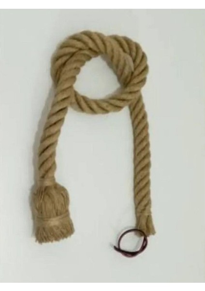 , Jüt Halat 18-20 mm 1 Metre Kablo Duy Sarkıt Avize Yapımı Hazır, E27 Duylu