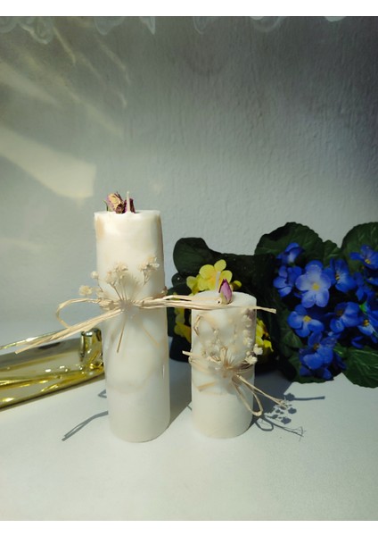 Sütun Mum Ikili Set Mum fiyatları