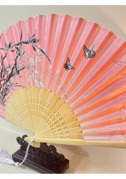 - Pembe Desenli Şık Yelpaze fiyatları