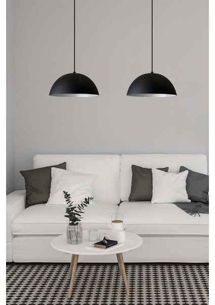 Ikili Siyah Lipeo Avize Sarkıt Salon Mutfak Kuaför Lamba Dekoratif Aydınlatma indirimleri