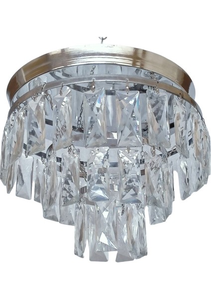 Lüks Model Kristal Taşlı Krom Renkli Salon Avizeleri fiyatları