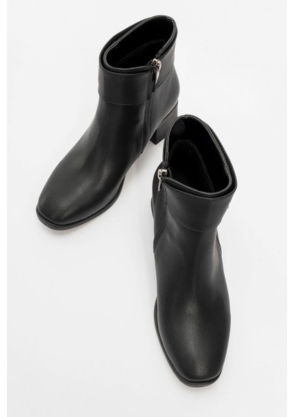 Kaydırmaz Tokalı Kadın Bot SİYAH CİLT indirimleri