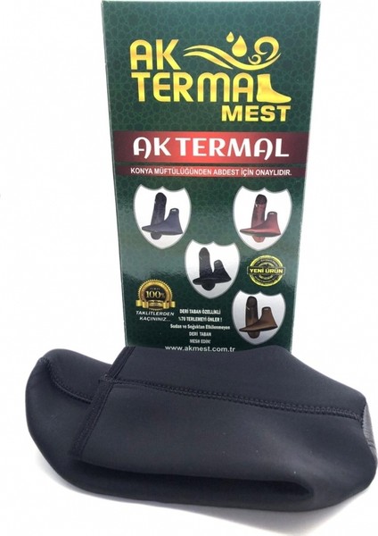Ak Soguk ve Su Geçirmez Termal Çorap Mest