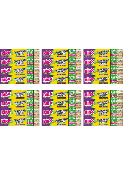 24'lü Buzdolabı Poşeti Büyük Boy 30X45 cm 360 Adet