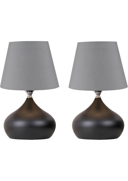 3 Lü Lü x Avize ve Abajur Seti Antrasit fiyatları