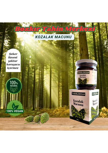 Bozkır Tahin Merkezi Kozalak Macunu 240GR (doğal&katkısız)