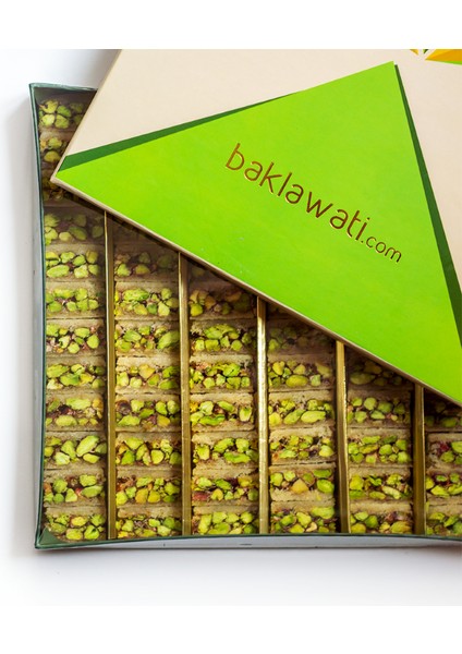 Soğuk Tepsi Baklava Kadayıflı Fıstıklı Belluriye 800 gr