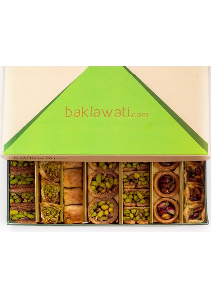 Fıstıklı Karışık Arap Baklavası 800 G