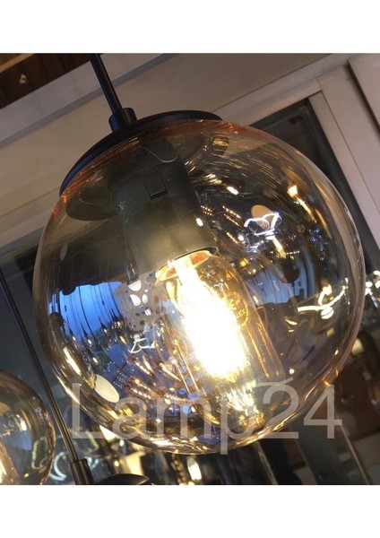 Dali Serisi 10'lu Yemek Masası Avizesi - Bal Glop Camlı fiyatları