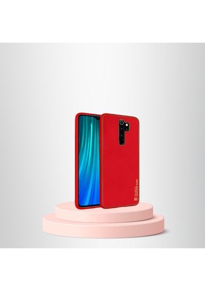 Xiaomi Redmi Note 8 Pro Tlp Kamera Koruyuculu Leather Case