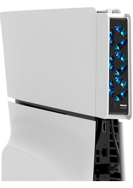 PG-P5S004 Ps5 Slim Konsol Için Soğutma Fanı 3 Hız Ayarlanabilir LED Işıklı Soğutucu Fan modelleri