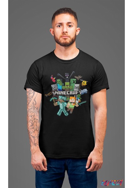 Minecraft LEGO All Karakter Characters Oyun Game Tişört T-Shirt modelleri