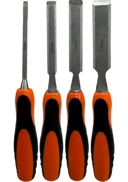 Iskarpela Tahta Kesici 4'lü Set ( 6MM,12MM,18MM,24MM )
