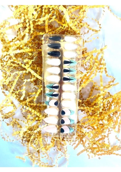 - Kalıcı Renkli 24 Adet Takma Tırnak fiyatları