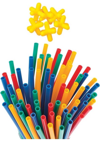 03461 Süper Bambu Çubukları 200 Parça -Dede