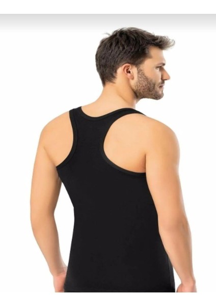 1121 Erkek Likralı Askılı Sporcu Atlet 3 Adet