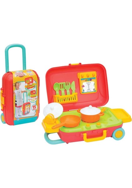 03477 Candy Ken Mutfak Set Bavulum -Dede