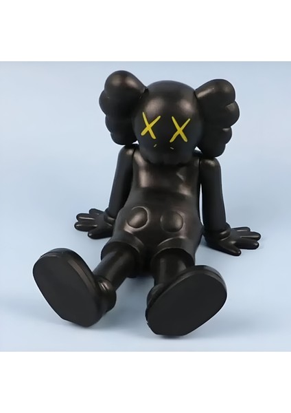 Kaws Oturan Figürü Dekoratif Biblo Figür