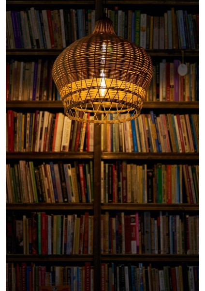 Rattan Avize Bambu Sarkıt: Genius 40 x 45 cm