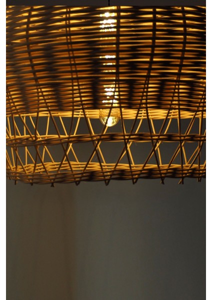 Rattan Avize Bambu Sarkıt: Genius 40 x 45 cm modelleri