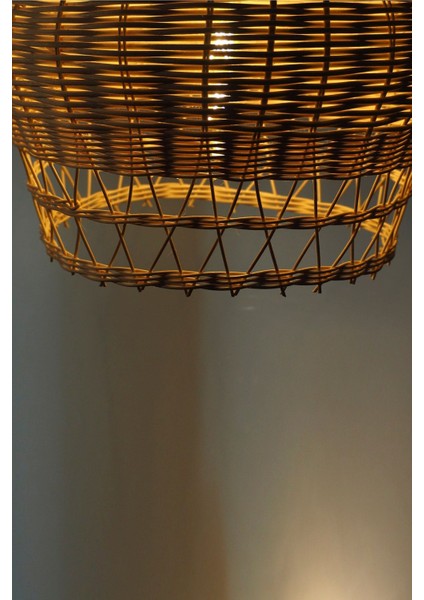 Rattan Avize Bambu Sarkıt: Genius 40 x 45 cm fırsatları