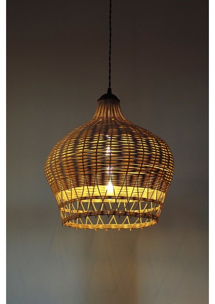 Rattan Avize Bambu Sarkıt: Genius 40 x 45 cm indirimleri