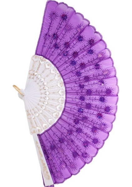 Mor - Mor Pullu Yelpaze fiyatları