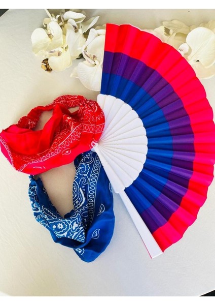 - Yelpaze Paraşüt Bandana 2 adet Bandana Seti