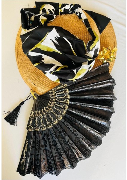 - Şık Parlak Siyah Yelpaze fiyatları