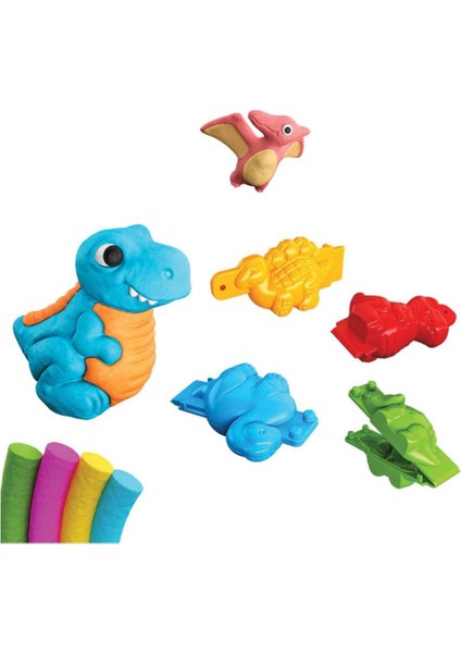 03549 Dede, 3D Dinozor Hamur Set 200 gr / +3 Yaş