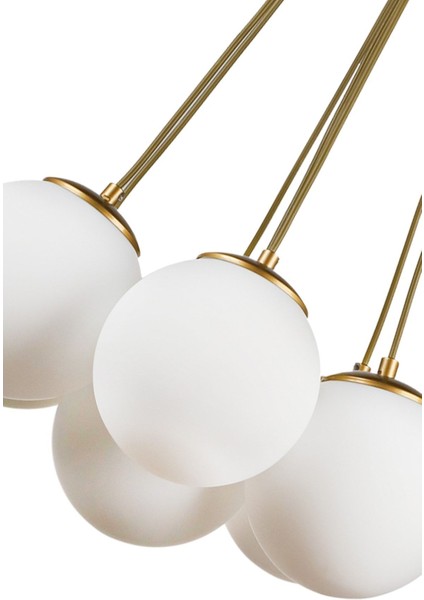 Malta 7 .li Avize Eskitme Beyaz Cam fırsatları