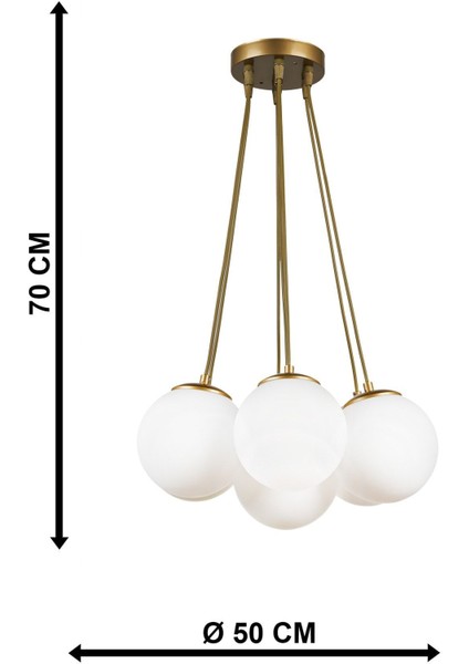 Malta 7 .li Avize Eskitme Beyaz Cam indirimleri