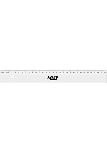 Şeffaf Plastik Cetvel 30 cm