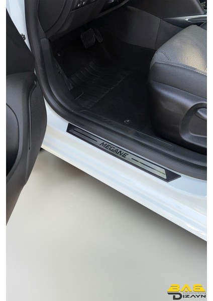 Renault Megane 4 Sd/hb Krom Kapı Eşik Koruması 2016 ve Üzeri 4 Parça modelleri
