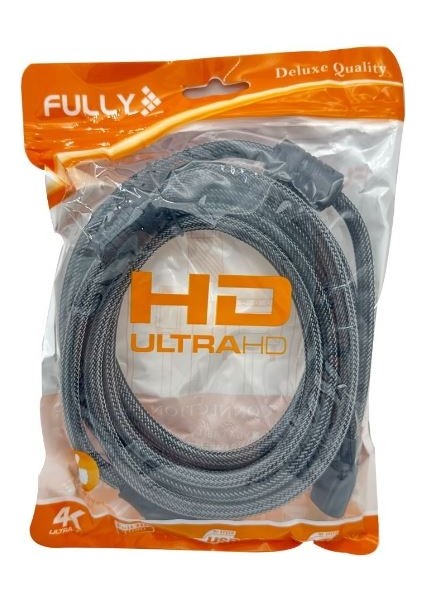 Fully G-507E 15 Metre Örgülü Gold Uçlu HDMI Kablo