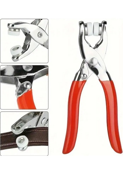 Metal 200 Pcs Çıtçıt ve Pense Seti Makinesi Bebek Elbise Çıtçıt Montaj Seti