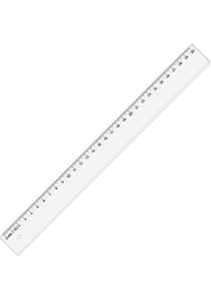 Fancy Geniş Plastik Cetvel Şeffaf Cetvel 30 cm