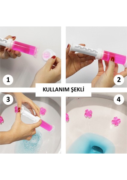 Tuvalet Jeli Klozet Papatya Jel Koku Portakal Kokusu 1 Adet