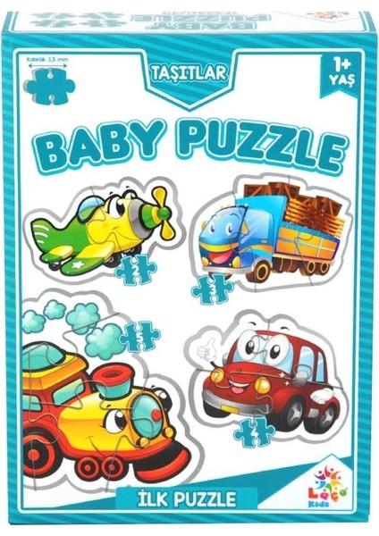 LC7226 Laço, Baby Puzzle - Taşıtlar / +12 Ay