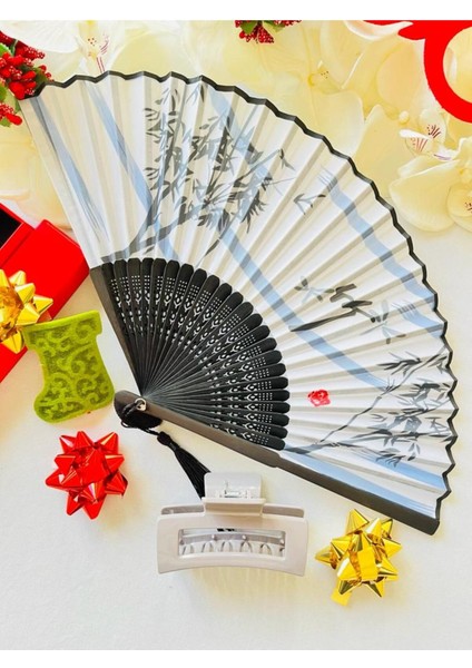 - Mavi Desenli Şık Yelpaze Özel Hediye Kutusu Ile modelleri